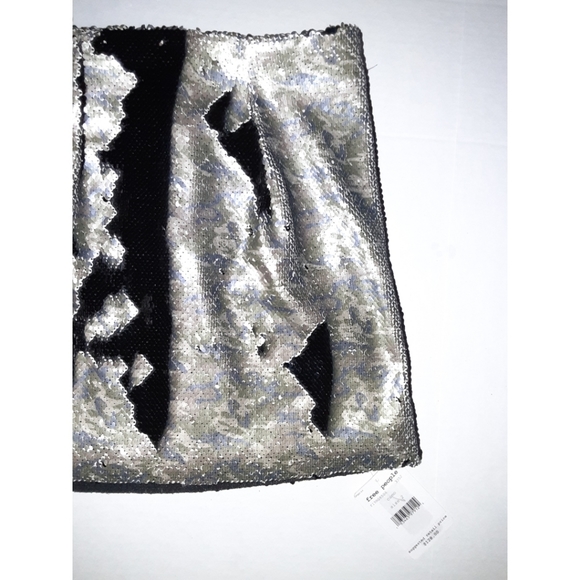 Free People Skinny Sequin Camo Mini Skirt